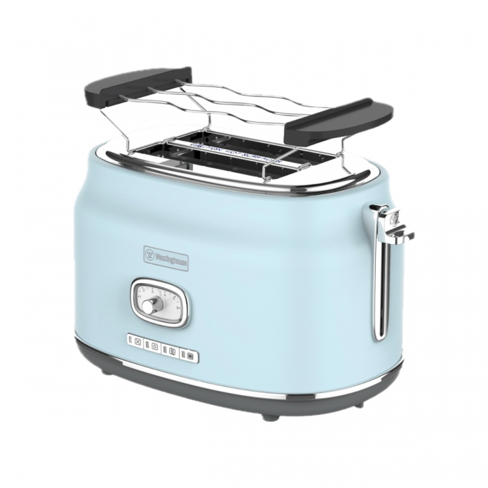 Φρυγανιέρα 2 Θέσεων 815 W Γαλάζια Retro Series